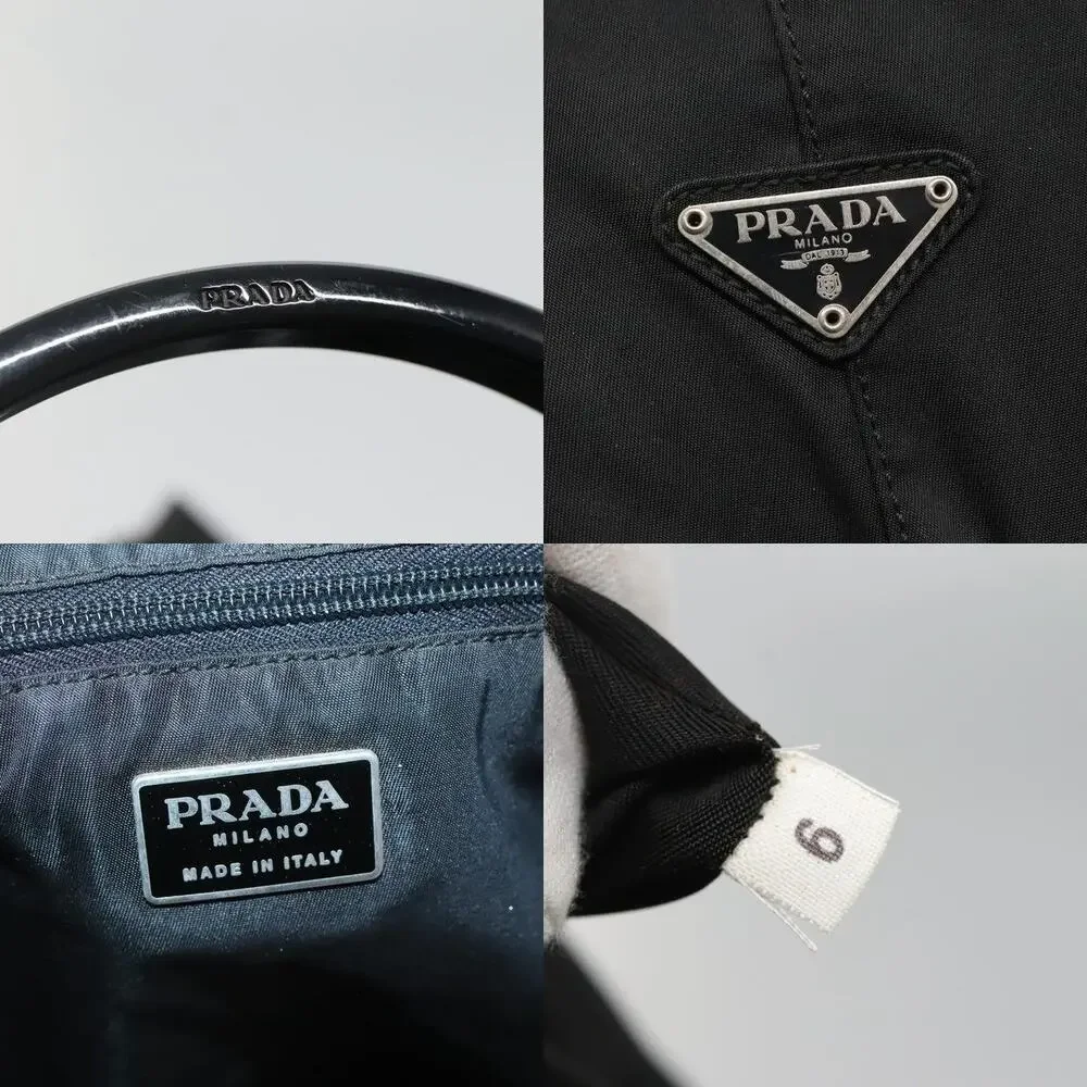 Prada Nylon Galleria Handbag Black
